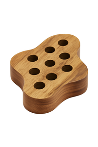 Wooden <b>Desk</b> Organizer with 10 Holes Premium Walnut Finish Pen Holder Hot Selling New Arrival holders for sale - Product Image 3