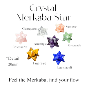 Estrella Merkaba de Siete Chakras, 8 Puntas, Natural, para Sanación Energética Metafísica, Meditación, Herramienta de Reiki, Geometría Sagrada - Product Image 2
