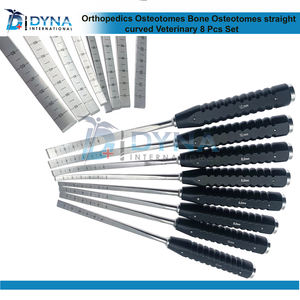 Ensemble de 8 ostéotomes orthopédiques Instruments chirurgicaux vétérinaires en acier inoxydable - Product Image 6