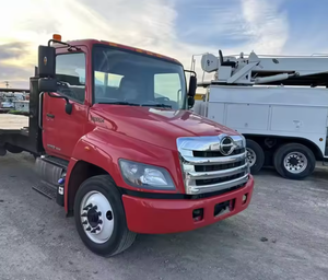 Camion Hino 268 de 2019, plateau de 22 pieds, très bon état, fonctionne et roule parfaitement, puissance 220 CV, boîte automatique, conduite à gauche/droite, expédition rapide - Product Image 2