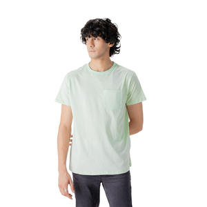 Camisetas Largas Elegantes para Hombre, 100% Algodón, Secado Rápido, Transpirables, Cuello Redondo, Impresión Digital Disponible a Precios de Mayoreo - Product Image 1