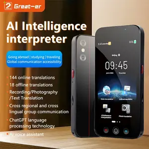 Dispositivo de Traducción de Idiomas Inteligente con Voz y IA Portátil, con 144 Idiomas, Foto, WiFi, Traductor en Tiempo Real, <span class=keywords><strong>Enlace</strong></span> ChatGPT para Viajes - Product Image 3