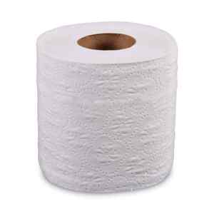 Papel Higiénico Blanco con Relieve, Suave y Absorbente, Desechable por el Inodoro, Pulpa de Madera Virgen, Papel para Baño - Product Image 1