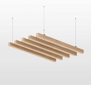 Baffles Acústicos de Madera para Techo Suspendido - Product Image 6