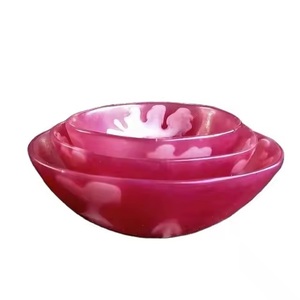 ชามสลัดเรซินทำด้วยมือเป็นมิตรต่อสิ่งแวดล้อมดีไซน์ใหม่พร้อมโลโก้ปรับแต่งได้ทุกสี - Product Image 1