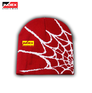 Bonnet d'hiver en tricot imprimé personnalisé pour hommes et femmes Broderie 3D décontractée - Product Image 4