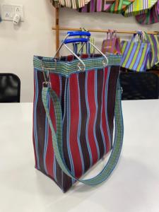 ถุงซิปแบบรีไซเคิล ใช้ซ้ำได้ ขนาดตามสั่ง พิมพ์ซิลค์สกรีน พิมพ์ออฟเซ็ต ไนลอนทอ สายรัด PP เป็นมิตรกับสิ่งแวดล้อม พลาสติก - Product Image 4