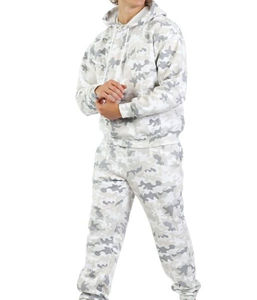 ชุดเซ็ตเสื้อฮู้ดดี้และกางเกงจ็อกเกอร์ผ้าเฟรนช์เทอร์รี่เนื้อนุ่ม ระบายอากาศดี สไตล์สตรีทแวร์ สำหรับฤดูหนาว พร้อมโลโก้แบบใหม่ สำหรับผู้ชาย - Product Image 1