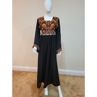 Robes pour femmes afghanes Kuchi grande taille avec logo personnalisé, dentelle, boutons, manches longues, broderie à la main, grande taille pour adultes