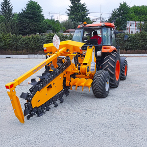 Tarım alanlarında hassas Trenching için sıcak satış traktör monte zincir kanal kazıcı Allame marka profesyonel kanal açma makinesi - Product Image 2