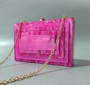 กระเป๋าคลัทช์เรซินแบบมีเอกลักษณ์กระเป๋าคลัตช์ทำจากเรซินแบบเชื่อมกับมาตรฐาน - Product Image 6