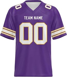 ชุดเสื้อฟุตบอลอเมริกันเยาวชน สวมใส่สบาย ระบายอากาศได้ดี สำหรับฝึกซ้อมและแข่งขัน แบบเรียบๆ ไม่มีลวดลาย ใช้เทคนิคการพิมพ์แบบระเหิด ชุดเสื้อสไตล์ท็อปส์ - Product Image 1