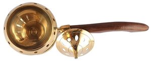 Nouveau produit en gros porte-brûleur d'encens en métal en verre avec parfum doré pour la décoration de bureau de jardin par ARTISAN AURA - Product Image 5