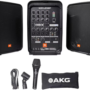ลำโพงพกพาอเนกประสงค์รุ่นใหม่ ORIGINAL NEW Professional EON208P ระบบเสียง PA แบบ 2 ทาง พร้อมไมโครโฟนร้องเพลง AKG - Product Image 1