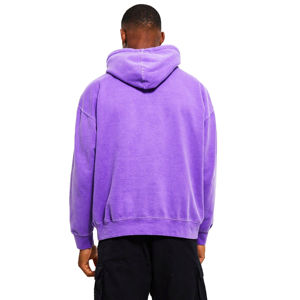 Sweat à capuche élégant pour homme, coupe ajustée, délavé à l'acide, avec cordon de serrage et manches longues, idéal pour le style urbain et décontracté – Meilleur prix - Product Image 2