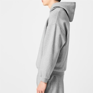 เสื้อสเวตเตอร์มีฮู้ดสำหรับผู้ชายเสื้อฮู้ดปักลายแบบกำหนดเองโลโก้ผ้าฝ้ายวินเทจแบบกำหนดเอง - Product Image 4