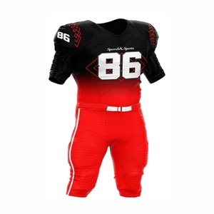 Uniformes personnalisés de football américain fabriqués sur commande pour les équipes Maillot de football américain brodé pour hommes bon marché - Product Image 3