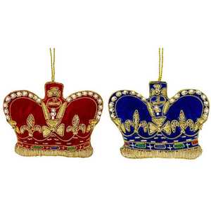 Zari Ornements de fête de luxe modernes cousus à la main pour la décoration de la maison pour Diwali Noël Pâques - Product Image 3