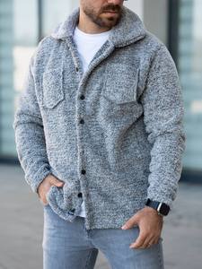 Blouson Bomber Unisexe Ample en Coton Toile, Doublé Cachemire, Camouflage, Formel, Double Boutonnage, Chaud Printanier, Imperméable et Respirant - Product Image 2