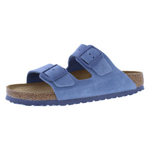 Chaussures unisexes Birkenstock Arizona BS étroites, couleur : bleu élémentaire, 100 % authentiques - Product Image 1