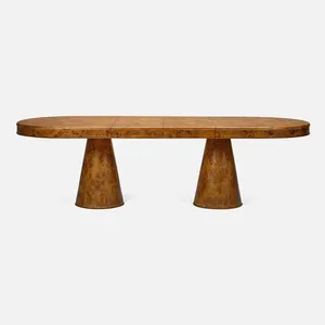 Tavolo da Pranzo, Design Salvaspazio <span class=keywords><strong>con</strong></span> Estensione, Ricca Venatura del Legno - Product Image 3