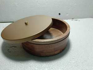 Bol en bois artisanal élégant avec émail imprimé à la main, plat de service écologique et résistant au lave-vaisselle pour les événements à domicile et les repas - Product Image 6