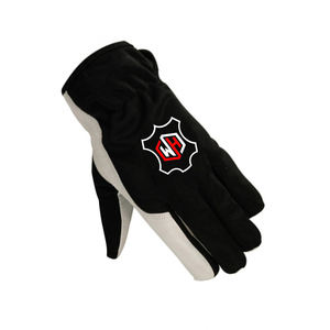 Gants de conduite confortables en cuir de grain de chèvre respirant coton tissu dos main sécurité assemblage gants de travail - Product Image 6