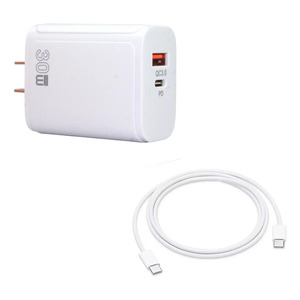 Dual USB Type-<b>C</b> Fast <b>Charging</b> Wall Charger - Assorted Colors - Product Image 1