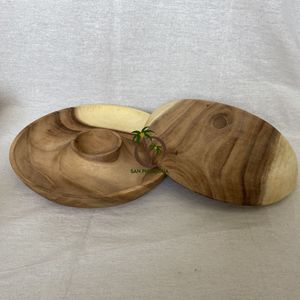 Assiette/plat en bois Saman Taille et design personnalisés de COCO-Eco Vietnam pour les ustensiles de cuisine et les voyages - Product Image 2