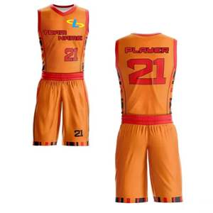 Concevez votre propre uniforme de basket-ball avec logo, prix de gros, vente chaude, uniforme de basket-ball 100% polyester - Product Image 6