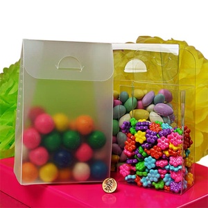 Reusable Disposable PP Plastic Storage <b>Boxes</b> Tab Top Tent Design for Food Candies Bracelets Glasses Compact <b>Gift</b> Box Accessory - Product Image 4
