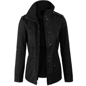 Manteau long classique en duvet vintage imperméable à capuche pour femme, en mélange de polyester, de haute qualité, vente en gros, personnalisé, décontracté - Product Image 1