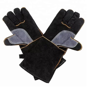 Soudage industriel en cuir Gants de soudage renforcés en cuir à manches longues de 16 "Fonction anti-chaleur industrielle - Product Image 4