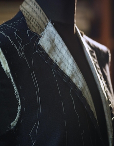 Ensemble de 2 pièces unisexe, manches longues, col en V, pantalon plissé, boutonnage simple, respirant, anti-rides, tissé, #196 - Product Image 4