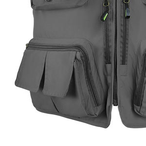 Chaleco Táctico Casual de Alta Calidad para Hombre, Transpirable, de Secado Rápido, con Múltiples Bolsillos, Cuello en V, Estilo Único, Servicio OEM, Logotipo Personalizado - Product Image 2