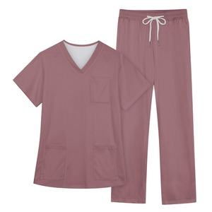 Logotipo personalizado Médico Quirúrgico Médico Scrubs Set Multi Colores Unisex Hospital Enfermera Scrubs Top Pantalones Set Uniforme al por mayor - Product Image 1
