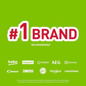 Tablettes lave-vaisselle Fairy All-In-1 en vrac, 132 tablettes, citron - Product Image 6