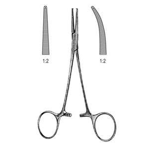 Meilleure vente pince à artère 12.5cm droite et incurvée pince à artère en acier inoxydable de haute qualité Instrument chirurgical - Product Image 1