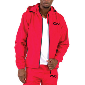 ชุดกันลมออกแบบได้ตามต้องการสำหรับผู้ใหญ่ผู้ชายแจ็คเก็ตและกางเกงกันน้ำน้ำหนักเบาสำหรับใช้งานกลางแจ้ง - Product Image 5