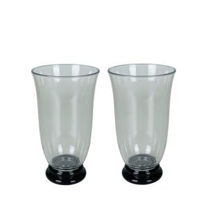 Vaso alto con fondo negro de plástico Acrílico - Product Image 1