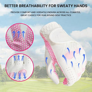 Gants Cabretta légers pour femmes avec étiquette de logo de broderie de marque personnalisée et emballage personnel - Product Image 5