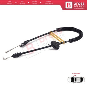 สายเคเบิลปลดล็อคประตูด้านใน BDP198 ด้านหน้าขวา 58 ซม. สำหรับ Caddy MK3 2K 2004-2015 Touran MK1 1T 2003-2015 2K0837114B - Product Image 5