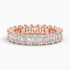 Anillo de Oro de 10k de Lujo con Piedras Rectangulares Brillantes Cultivadas en Laboratorio, Diseño Único para Mujer, Ideal para Bodas, Aniversarios, Uso Diario y Fiestas - Product Image 6