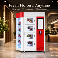 Certification CE, prix de gros, distributeur automatique de fleurs en bouquet intelligent personnalisé, commercial, 24h/24, extérieur, automatique
