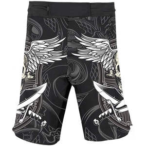 Shorts de MMA para Hombre al por Mayor, Shorts Deportivos Lisos con Diseño Sublimado para Entrenamiento y Combate - Product Image 1