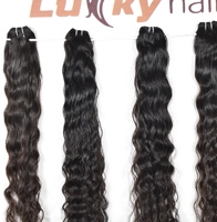Extensions de cheveux Lucky Hairs en gros, 100% Remy indien, cuticules alignées, double trame machine, couleur mèches, trame droite, 100g