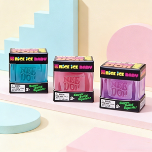 ของเล่นบีบก้อนน้ำแข็งแบบใหม่, ของเล่นบีบคลายเครียดรูปทรงลูกบาศก์ 3 มิติ, ของเล่นบีบลดความเครียดสุดน่ารัก ดีไซน์สวยงาม - Product Image 5