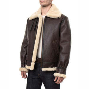 Chaqueta Bomber de Piel de Oveja para Hombre, Patrón de Camuflaje, Impermeable, Cortavientos, Logotipo Personalizado, Servicio OEM Frontal, Venta al por Mayor - Product Image 4