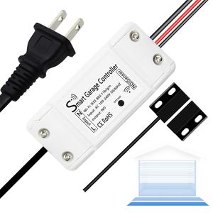 AGSHOME Ouvre-<span class=keywords><strong>porte</strong></span> <span class=keywords><strong>de</strong></span> <span class=keywords><strong>garage</strong></span> intelligent moderne, télécommande universelle WiFi, compatibilité Alexa et Google Home, garantie 1 an - Product Image 1