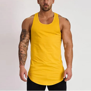 Wholesale Custom Cotton Stringer Gym <b>Vest</b> Fitness Singlet Workout <b>Muscle</b> Bodybuilding Men's Tank Top - Product Image 4